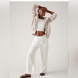 BNWT - Athleta Retreat Linen Wide Leg Pant - size 20
